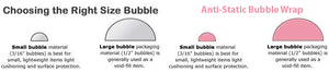 Large Bubble Wrap 24" Wide X 250 Ft.